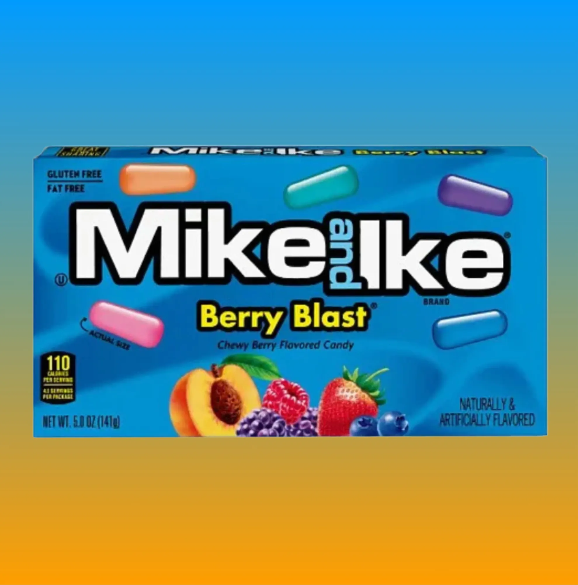 Mike and Ike Berry Blast I Bogyós Ízű Cukorka 120g