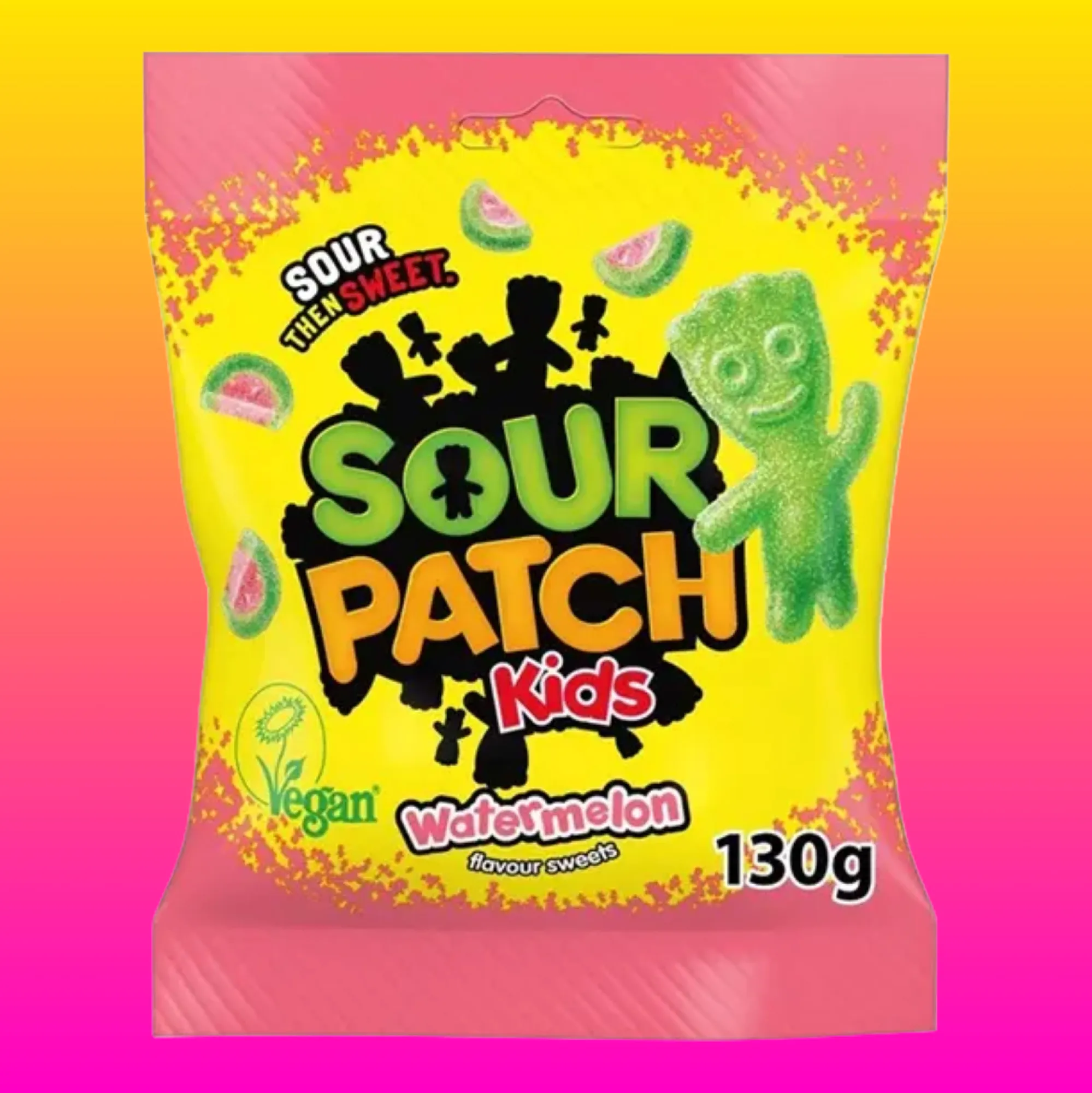 Sour Patch Kids Watermelon I Görögdinnye Ízű Savanyú Gumicukor 130g