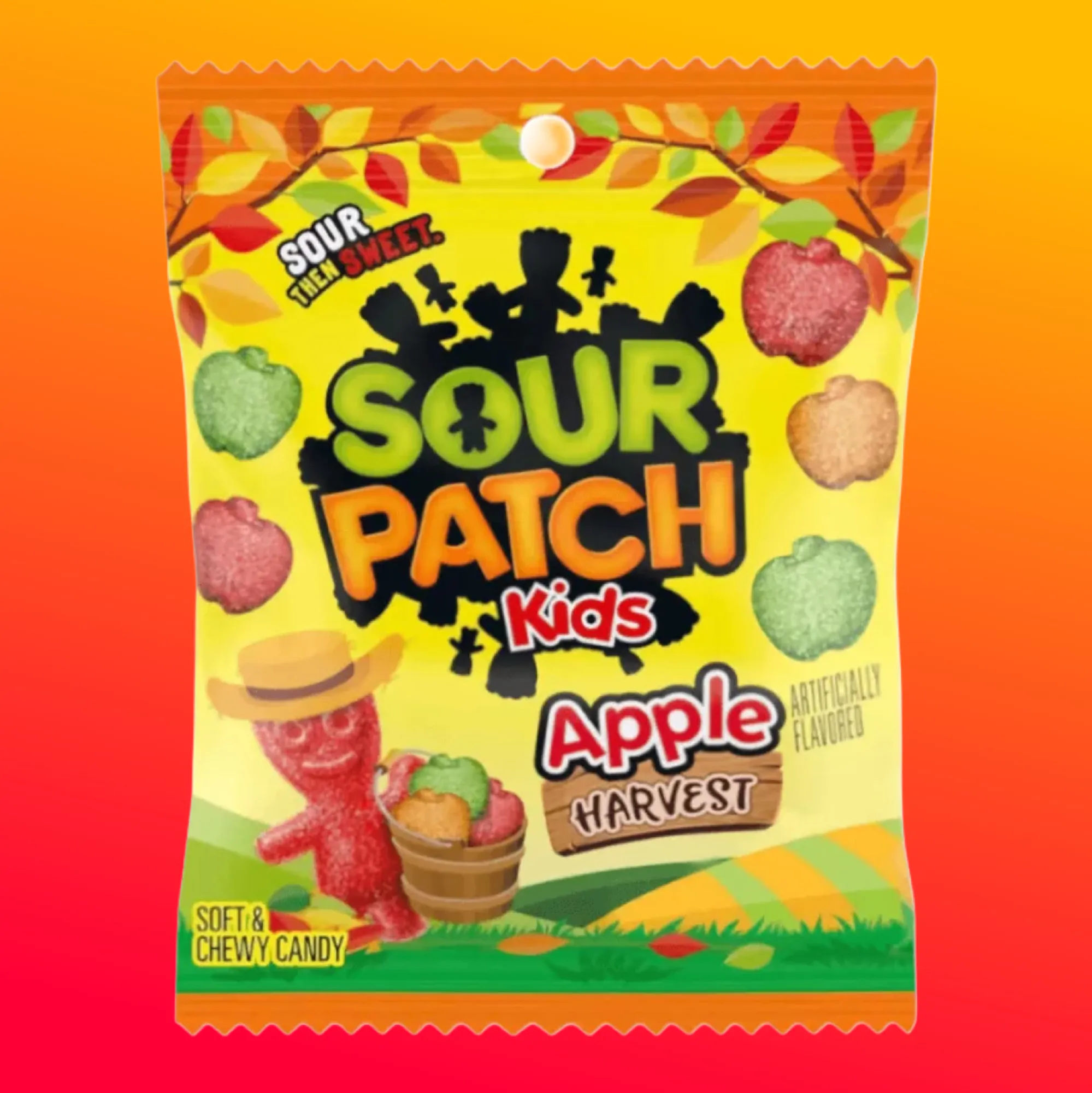 Sour Patch Kids apple harvest, alma szüret 101g